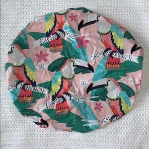 Tropical Print Scrub Hat 🌴